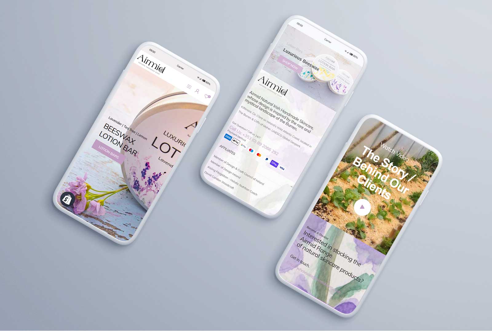 Shopify-website-presented-on-smartphone