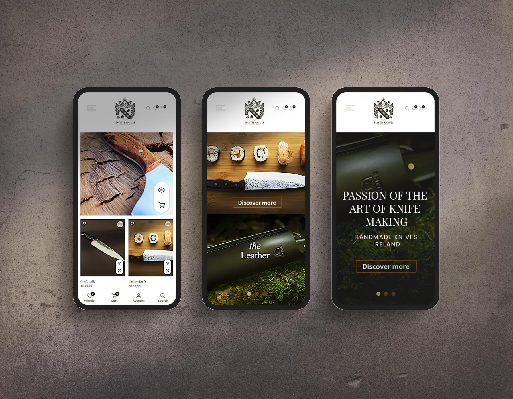 Mobile website examples