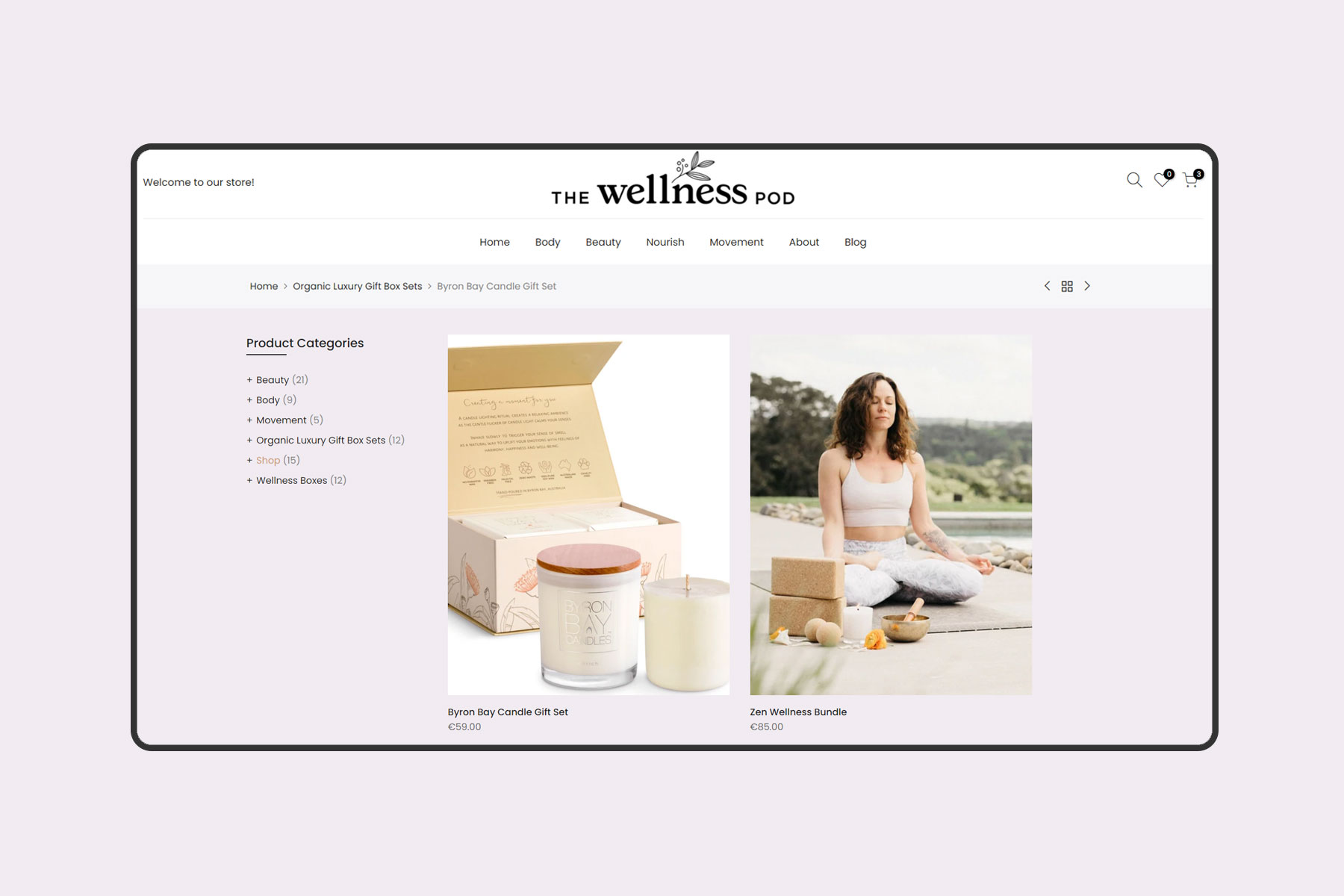 Shopify upgrade for the wellness pod 1