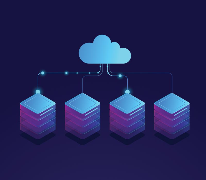 Cloud-hosting-vector